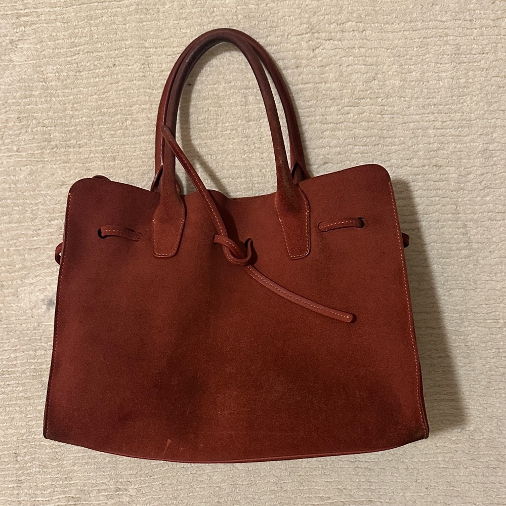 Mansur Gavriel Elegant Suede Tote Bag